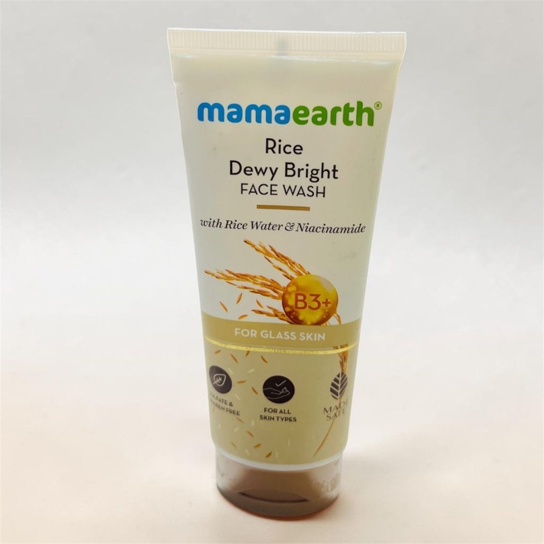 Mamaearth Rice Dewy Bright Face Wash with Rice Water & Niacinamide