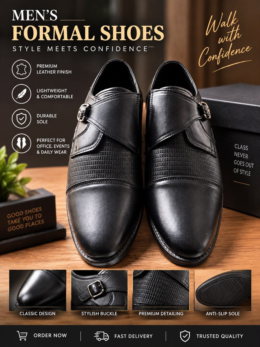 T-Shape Formal Shoes